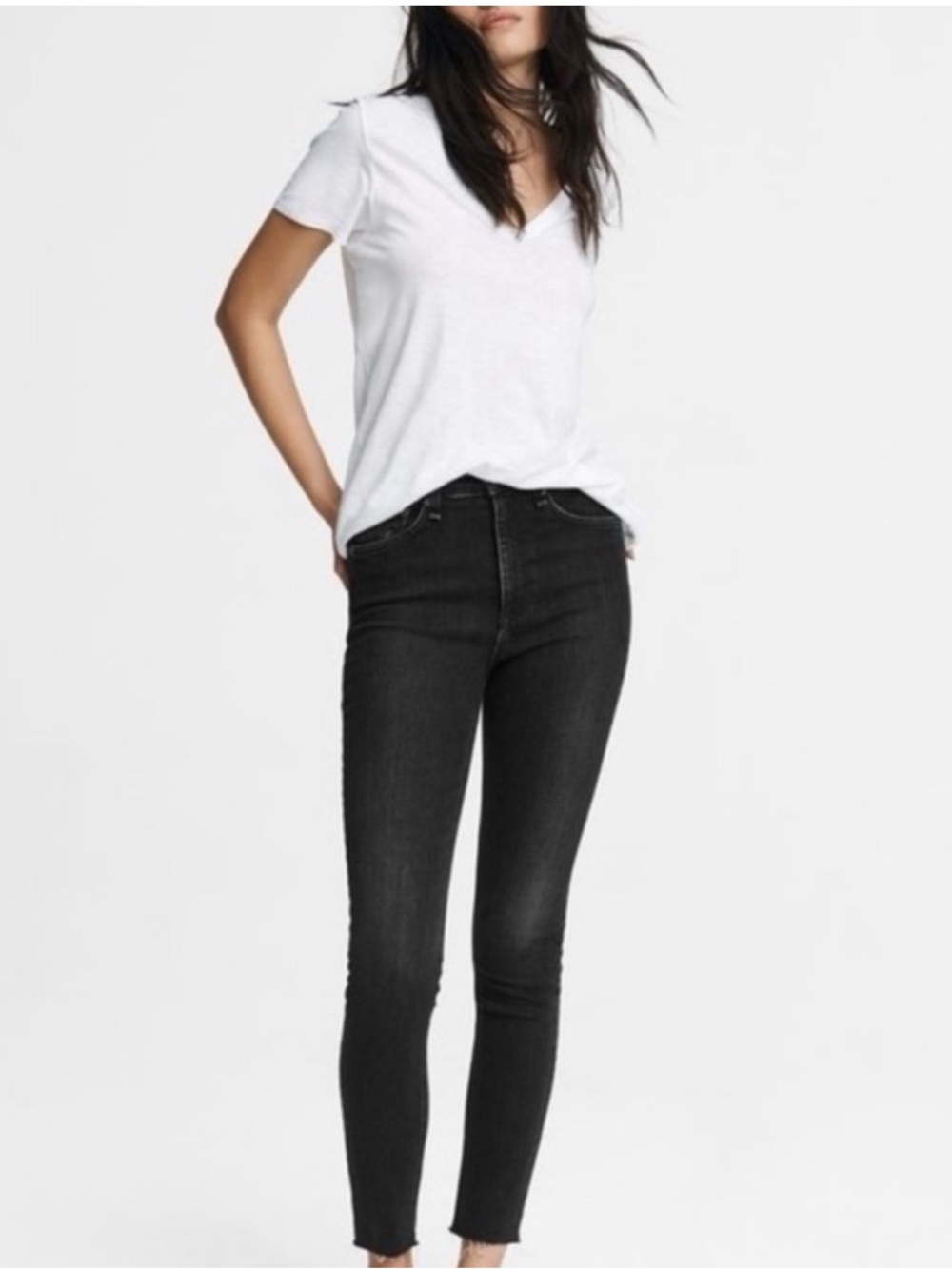 Rag & Bone Nina High Rise Ankle Skinny Jeans